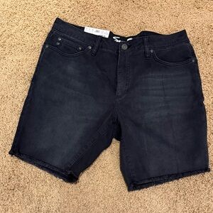 Seven7 Women's Black Denim Shorts